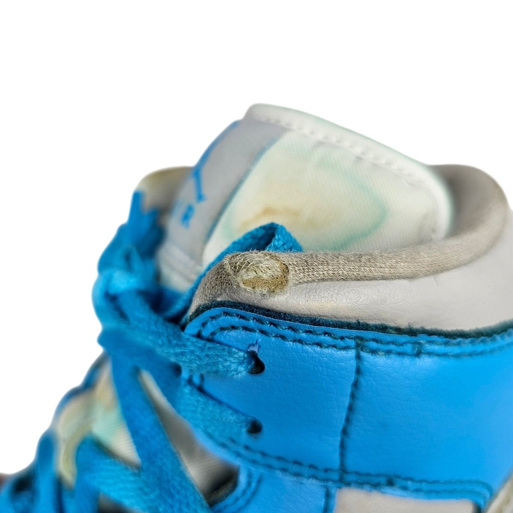 Jordan Air Jordan 1 Mid Women Size 9.5 Blue White Sneakers BQ6472-400 Basketball - Picture 13 of 14